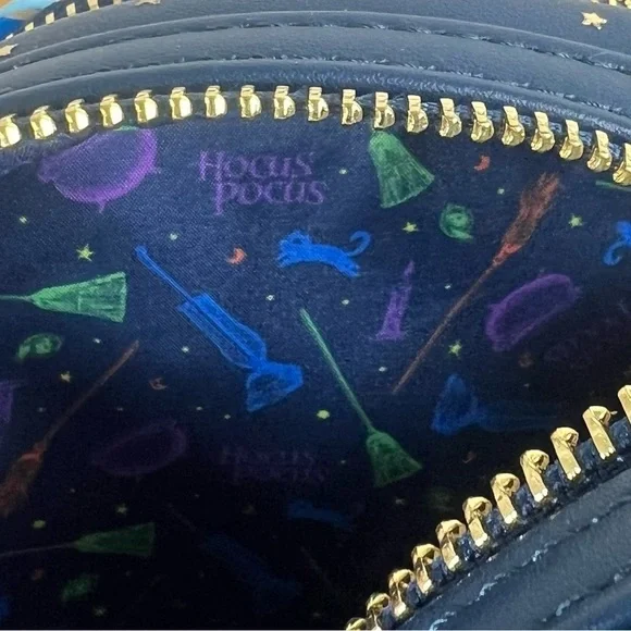 Loungefly | Disney Halloween Hocus Pocus Poster Glow Mini Backpack - Picture 15 of 16